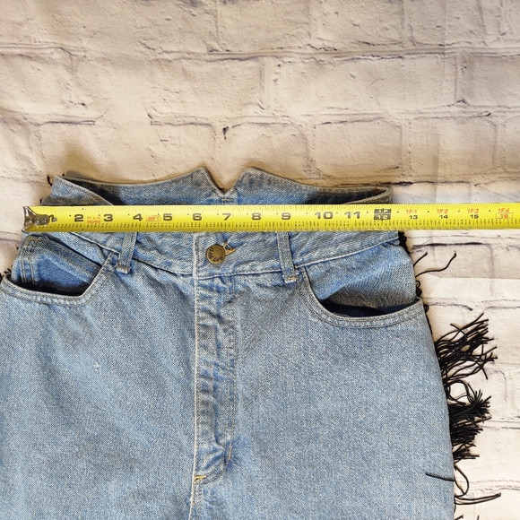 Paris Blues Vintage Fringe High Waisted Jeans - Picture 10 of 10